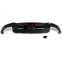 G30 CS Style Rear Bumper Diffuser With LED Light M Sport Diffusor For BMW 5 Series G30 G31 G38 2018-2022 530i 540i