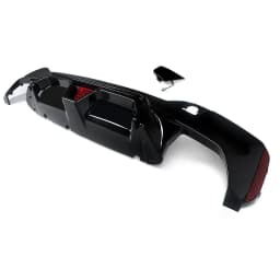 G30 CS Style Rear Bumper Diffuser With LED Light M Sport Diffusor For BMW 5 Series G30 G31 G38 2018-2022 530i 540i