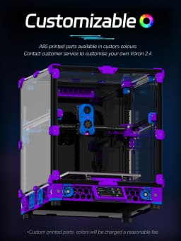 Voron 2.4 R2 Corexy 3D Printer SIBOOR V2.4 R2 [Aug，Version] Included ABS Printed Parts Impresora 3D 350x350x350mm 300x300x300mm