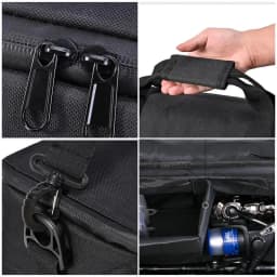 Fishing Pole Bag Large Storage Water-resistant Rod Case Pole Storage Bags Waterproof Fishing Storage Bag Tackle Shoulder Bag For