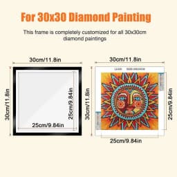 30x30cm Magnetic Children Art Frames Kids Frametory For Poster Photo Drawing Paintings Pictures Display Home Decoration