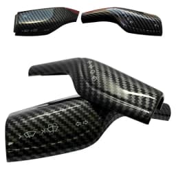 2pcs For Tesla Model 3 / Y Gear Shift Cover Wiper Car Gear Lever Protection Sleeve Gear Handle Steering Wheel Covers
