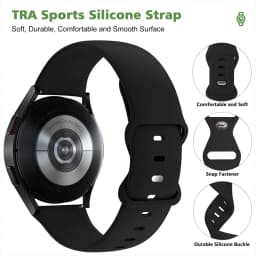 Sport band For Samsung Galaxy watch 6/5/pro/4/Active2 20mm silicone Huawei gt 2-3 bracelet galaxy watch 6 Classic 47/43mm strap