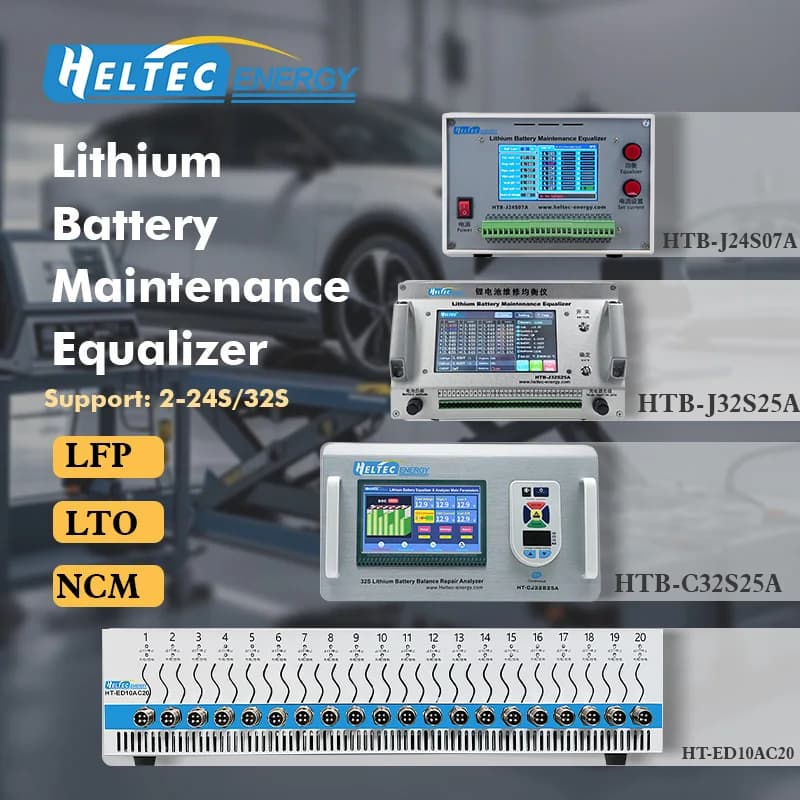  Heltec 2s-24s 32s 4A 7A 10A 25A Lithium/Lifepo4/LTO battery cell balance repair machine/equalizer Car Battery Capacity teste