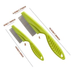 Tick Comb Lice And Flea Brush 2 Pcs Pet Hair Removal And Grooming Tool Pet Supplies Flea Removal Comb For Puppy Cat Dog