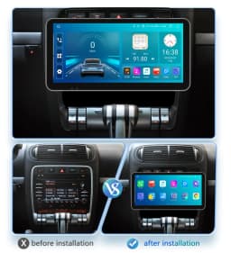 For Porsche Cayenne 1 2002-2010 Android 12 Car Multimedia Player 10.33" Wireless Carplay 2din Navi GPS RDS Auto Stereo Head Unit