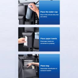 Car Front Seats Between Storage Bag Auto Seat Back Handbag Holder Tissue Box With Multiple Pockets Car Seat Organizer Bag
