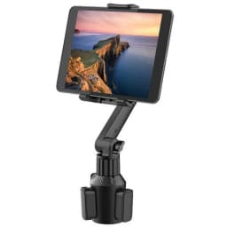 Cupholder Tablet Mount 360 Adjustable Tablet Bracket Mount 270 Tilt Bar Truck Phone Mount Triangular Base Holder To Treadmills