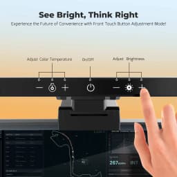 BlitzMax BM-ES1 Computer Screen Monitor Hanging Lightbar DC 5V 10W Office Computer PC Monitor Light Bar Eye-caring Led Lamp