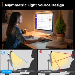 BlitzMax BM-ES1 Computer Screen Monitor Hanging Lightbar DC 5V 10W Office Computer PC Monitor Light Bar Eye-caring Led Lamp