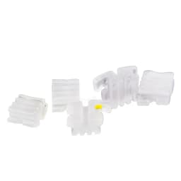 Easyinsmile 20PCS Dental Material Ortho Ceramic Bracket Clear Braces High Quality Roth / MBT 3/345 022