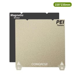 PEI Print Bed 235*235mm Textured PEI Build Plate 235x235mm Soft Magnetic Sticker For Creality Ender 3 Ender5 K1 K1C Ender-3v3SE