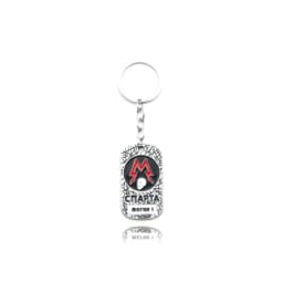 Game Metro Exodus 2033 Keychain Spartan Rangers Logo Keyring Dog Tag Skull Pendant for Women Men Jewelry
