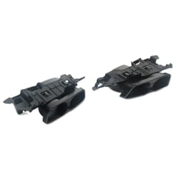 Rear Bumper Diffuser Lip with Exhaust Tips for Mercedes-Benz W205 C180 C200 C300 C63 C43 AMG 2015 2016 2017 2018