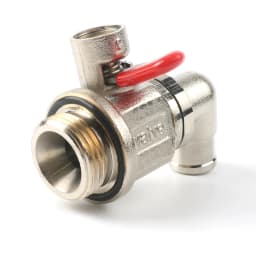 Engine Oil Drain Valve (27mm-2.0) & L-Shaped Hose End L-002 COMBO PACK