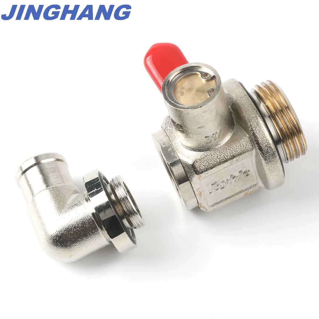 Engine Oil Drain Valve (27mm-2.0) & L-Shaped Hose End L-002 COMBO PACK