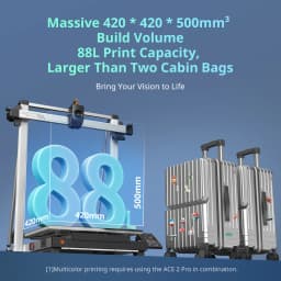 ANYCUBIC Kobra 3 Max V2 3D Printer Up to 600mm/s Print Speed Massive Build Volume 500*420*420mm Smart APP Control 3D Printer