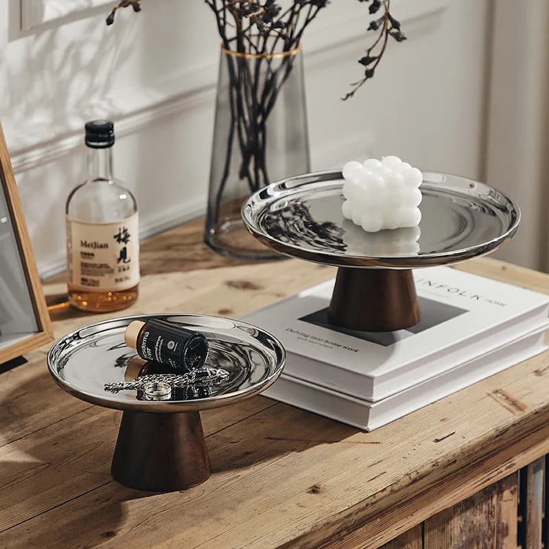 Round Cake Display Tray DIY Cake Acacia Base Wedding Party Cake Stand  Bakken Cake Hard Papier Pad bakken Tool
