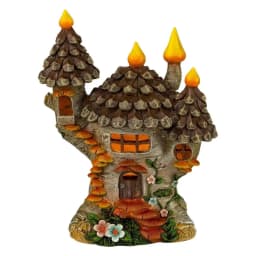 Fairy Garden House Wooden Mini Fairy Window Door Decoration Tree House Accessories For Garden Porch Patio Wall Porch Fence Tree