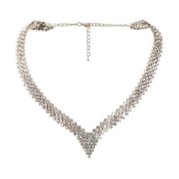 Fashion Ladies Rhombus Necklace V Shape for Women Free Shipping Charm Rhinestone Chain Necklace Choker Party Jewelry Gift 2023