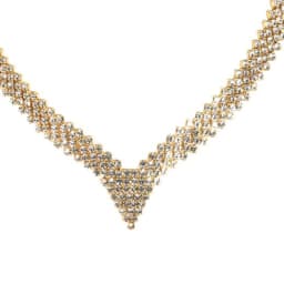 Fashion Ladies Rhombus Necklace V Shape for Women Free Shipping Charm Rhinestone Chain Necklace Choker Party Jewelry Gift 2023
