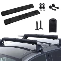 Car Roof Luggage Soft Rack Pads Light Duty Car Roof Rack Cushion Pads For Kayak Canoe Surfboard Paddle Snowboard Sups Board