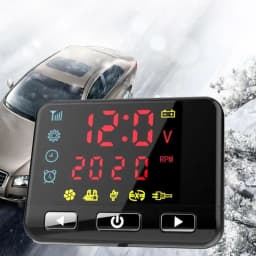 12V/24V Air Heater Parking Heater Controller Kit LCD Monitor Switch+Remote Control For Car Track Diesels Air Heater Accessories