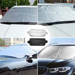 Car Front Windscreen Cover Automobile Sunshade Cover Car Windshield Snow Sun Shade Waterproof Car Cover 200*70cm