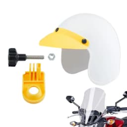 Rainproof Motorcycle Phone Helmet SunShade Holder Mini Cell Phone Holder Hat Nylon Snowproof Riding Mobile Phone Helmet Umbrella