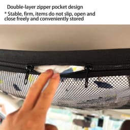 Car Interior Roof Storage Net Cargo Storage Net For Car Space Saving Large Capacity Car Camping Essentials Roof Luggage Net For