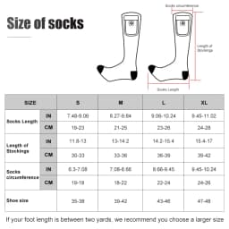Savior Heated Socks Man Winter Rechargeable Outdoor Sport Thermal Heated Foot Warmer Ski Sports Heated Socks Warm Snowmobile Ski