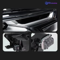 AKD Head Lamp for Audi A4 B9 LED Headlight 2017-2021 Headlights A4L RS4 S4 DRL Turn Signal High Beam Angel Eye Projector Lens