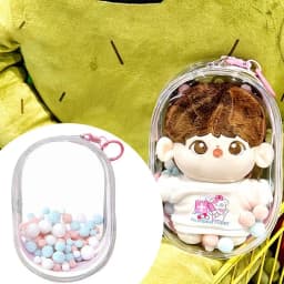Doll Storage Bag Doll Display Case For Collectors Thick Clear Figure Display Bag Figures And Dolls Carrying Bag For Stationery
