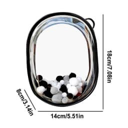 Doll Storage Bag Doll Display Case For Collectors Thick Clear Figure Display Bag Figures And Dolls Carrying Bag For Stationery