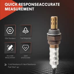 2PCS Oxygen Sensor Upstream Downstream for Cadillac Escalade Chevrolet Suburban GMC Sierra GMC Yukon XL 4Wires Oxgen Sensor