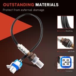 2PCS Oxygen Sensor Upstream Downstream for Cadillac Escalade Chevrolet Suburban GMC Sierra GMC Yukon XL 4Wires Oxgen Sensor