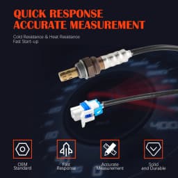 2PCS Oxygen Sensor Upstream Downstream for Cadillac Escalade Chevrolet Suburban GMC Sierra GMC Yukon XL 4Wires Oxgen Sensor