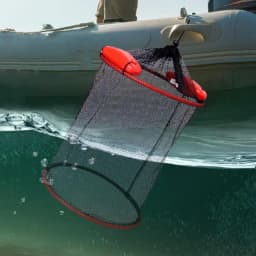 Floating Fish Protection Sea Fishing Net Mesh Quick-drying Folding Fish Cage Thickened Woven Fish Basket