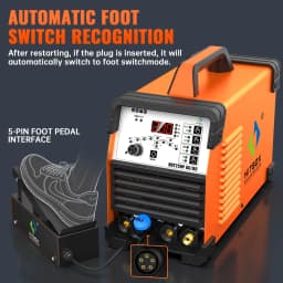 AC/DC TIG Welder HITBOX HBT250P HF TIG MMA ARC Stick Pulse Argon 2T/4T IGBT Inverter Aluminum Welding Machine EU Plug
