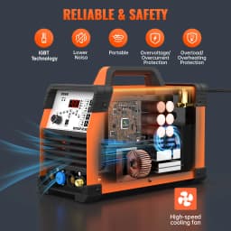AC/DC TIG Welder HITBOX HBT250P HF TIG MMA ARC Stick Pulse Argon 2T/4T IGBT Inverter Aluminum Welding Machine EU Plug