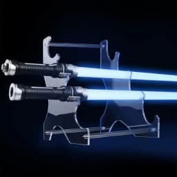 Lightsaber Display Stand 4 Tier Wand Holder Display Clear Lightsaber Hilt Stand Clear Wand Display Stand No Drill Katana Holder