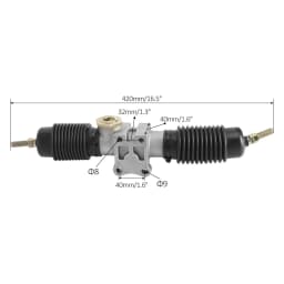 TDPRO 330/360/420/440MM Power Steering Gear Shaft Rack Pinion DIY Go Kart ATV UTV Quad Drift Trike Buggy
