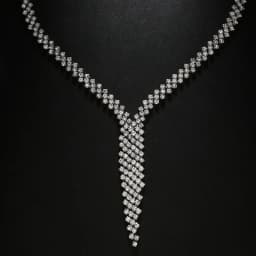 Stonefans Tassel Lozenge Necklace Choker for Women Chain Rhinestones Accessories Bridal Jewelry Wedding High Quality Bridesmaid