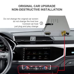 Android13 8 + 128G Android AI box for 8.8 "Audi Q3 F3 2019-2022 mib2p Apple CarPlay Adapter Wireless Android Auto YouTube Google