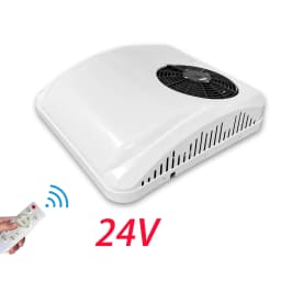 Treeligo 12V Heat&Cool Roof Air Conditioner Electric Cool RV Rooftop Parking AC Unit for Truck Camper Van Caravans Motor Home