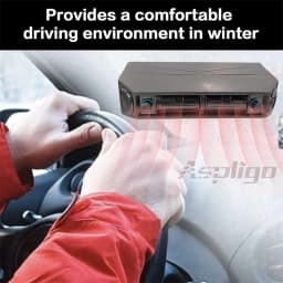 Aspligo Car Electric Air Conditioner 12v 24v Heat and Cool Universal Truck Bus Camper Van Compressor Underdash Air Conditioning