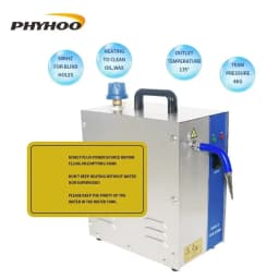 PHYHOO 2L Stainless Steel Jewelry Steam Cleaner Gem Washer Gold Silver Jewelry Steam Cleaning Machine Goldsmith Equipment Tools