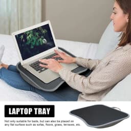 Laptop Lap Desk Lap Desk With Pillow Cushion Writing Padded Tray With Handle For Work And Game On Couch