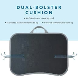 Laptop Lap Desk Lap Desk With Pillow Cushion Writing Padded Tray With Handle For Work And Game On Couch