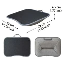 Laptop Lap Desk Lap Desk With Pillow Cushion Writing Padded Tray With Handle For Work And Game On Couch